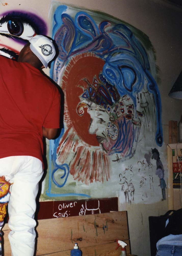 OdiePainting DownriverDonnaMural